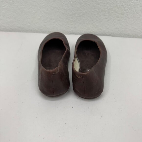 Manitobah Mukluks Brown Leather Slip On Ballet Earth Flats Shoes Womens size 8 - Picture 3 of 8